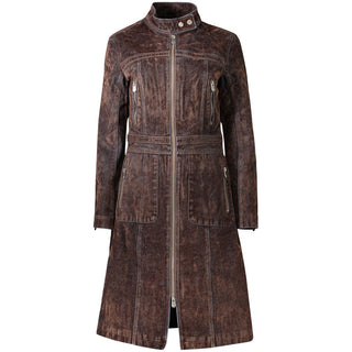 Brown Cotton Women's Jacket