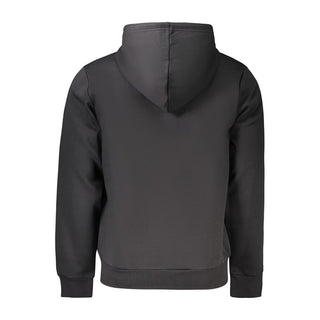 Black Cotton Men's Sweatshirt