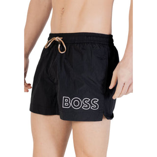 Bicolor Polyamide Swim Shorts