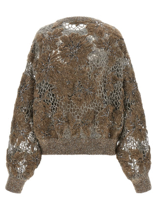 Beige Wool Cardigan