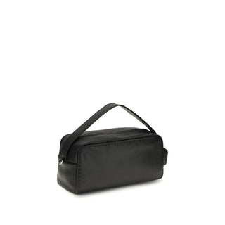 Black Calf Leather Bos Taurus Shoulder Bag