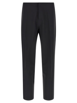 Black Nylon Athletic Pants