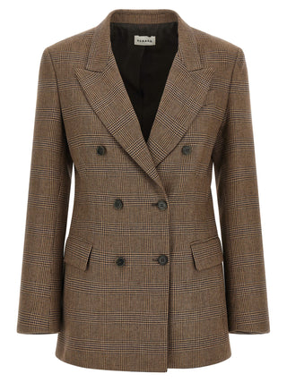 Brown Viscose Blazer