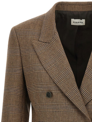 Brown Viscose Blazer