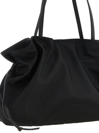 Black Polyamide Shoulder Bag