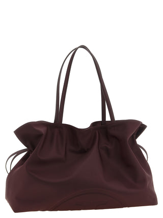 Bordeaux Polyamide Shoulder Bag