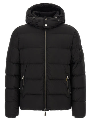 Black Wool Bomber