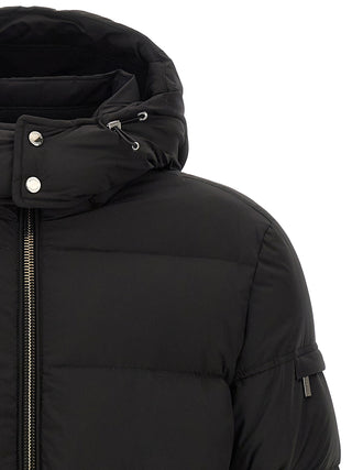 Black Wool Bomber