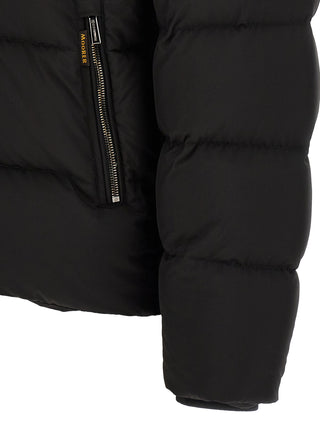 Black Wool Bomber