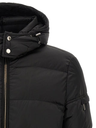 Black Wool Bomber