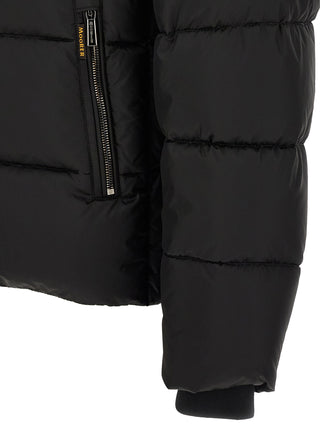 Black Wool Bomber