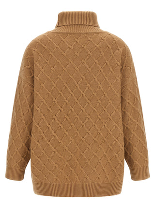 Beige Wool Cardigan