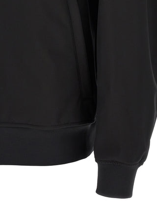 Black Polyester Shell Jacket