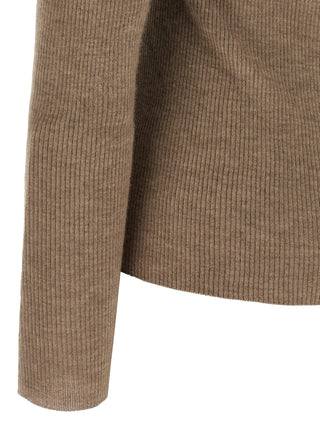 Beige Cashmere Polo Shirt