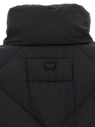Black Polyamide Full-Length Jacket