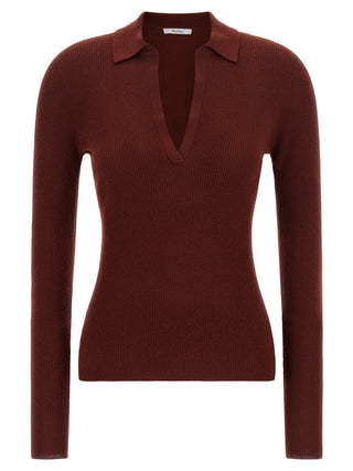 Bordeaux Cashmere Polo Shirt