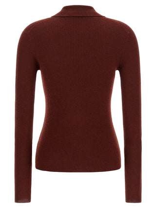 Bordeaux Cashmere Polo Shirt