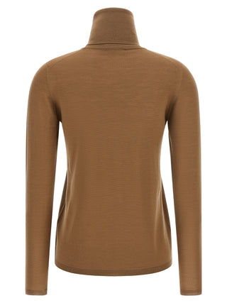 Beige Virgin Wool Cardigan