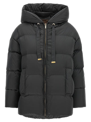 Gray Polyamide Full-Length Jacket