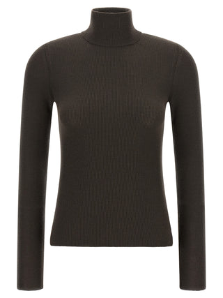 Brown Virgin Wool Cardigan
