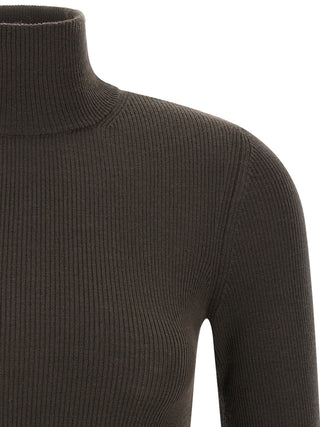 Brown Virgin Wool Cardigan