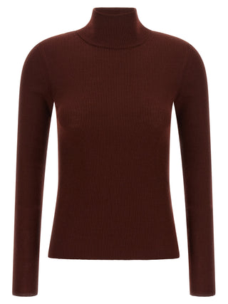 Bordeaux Virgin Wool Cardigan