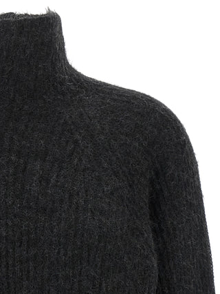 Black Wool Cardigan
