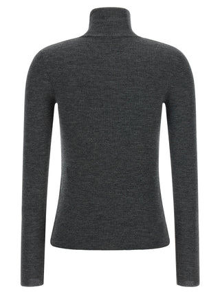 Gray Virgin Wool Cardigan