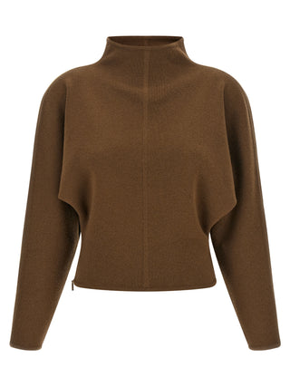 Brown Virgin Wool Cardigan