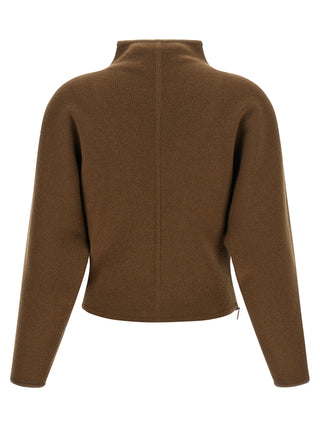 Brown Virgin Wool Cardigan