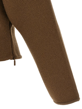 Brown Virgin Wool Cardigan
