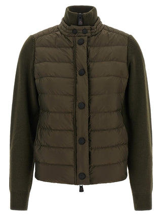 Bicolor Polyamide Cardigan