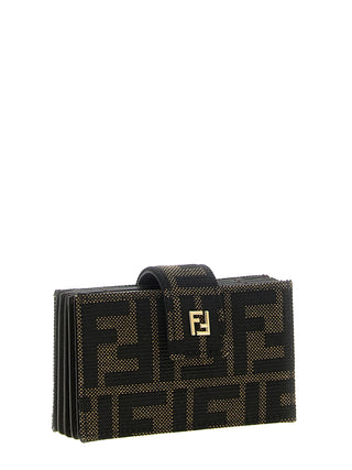 Brown Polyester Cardholder