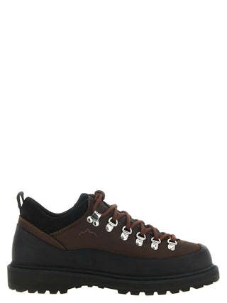 Brown Polyester Ankle Boots