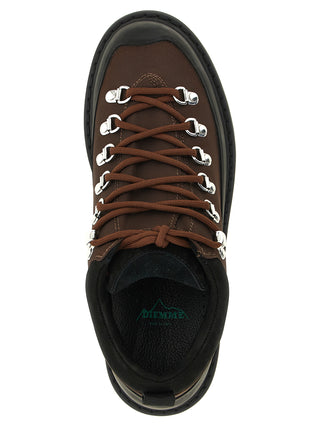 Brown Polyester Ankle Boots