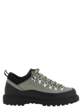 Bicolor Polyester Ankle Boots