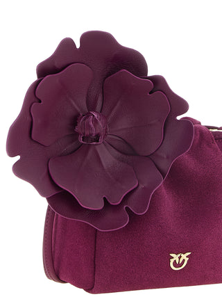 Purple Lambskin Clutch Bag