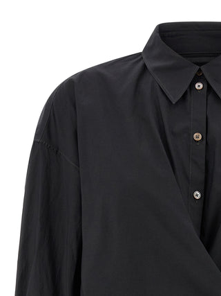 Black Cotton Blouse