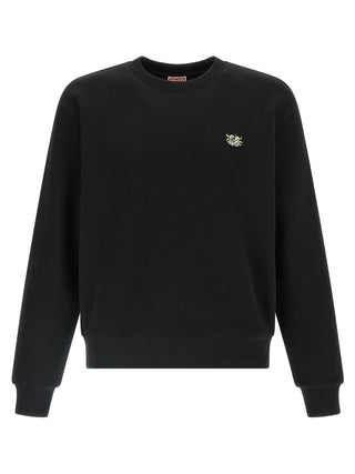 Black Cotton Sweatshirt