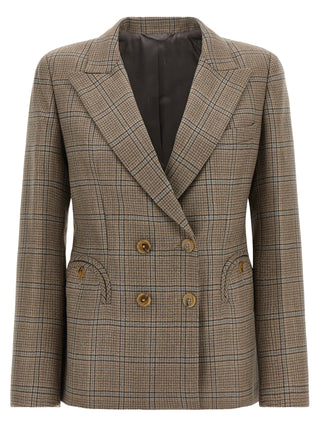 Beige Virgin Wool Blazer
