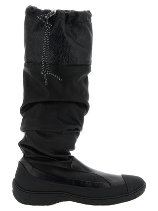 Black Leather Over The Knee