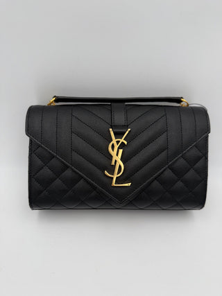Bicolor Leather Handbag