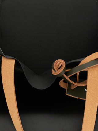Black Polyester Tote Bag