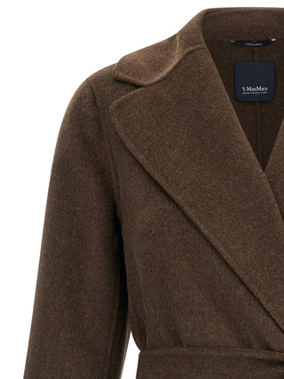 Brown Virgin Wool Coat