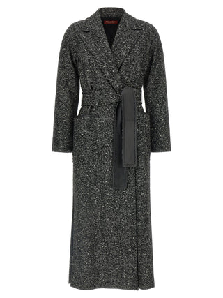Bicolor Virgin Wool Coat