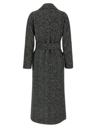 Bicolor Virgin Wool Coat