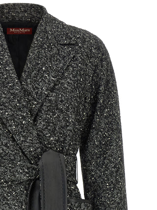 Bicolor Virgin Wool Coat