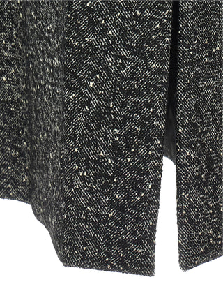 Bicolor Virgin Wool Coat