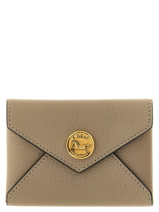 Beige Goatskin Cardholder