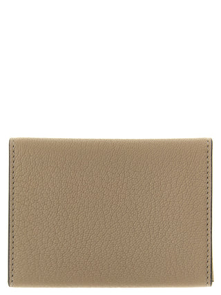 Beige Goatskin Cardholder